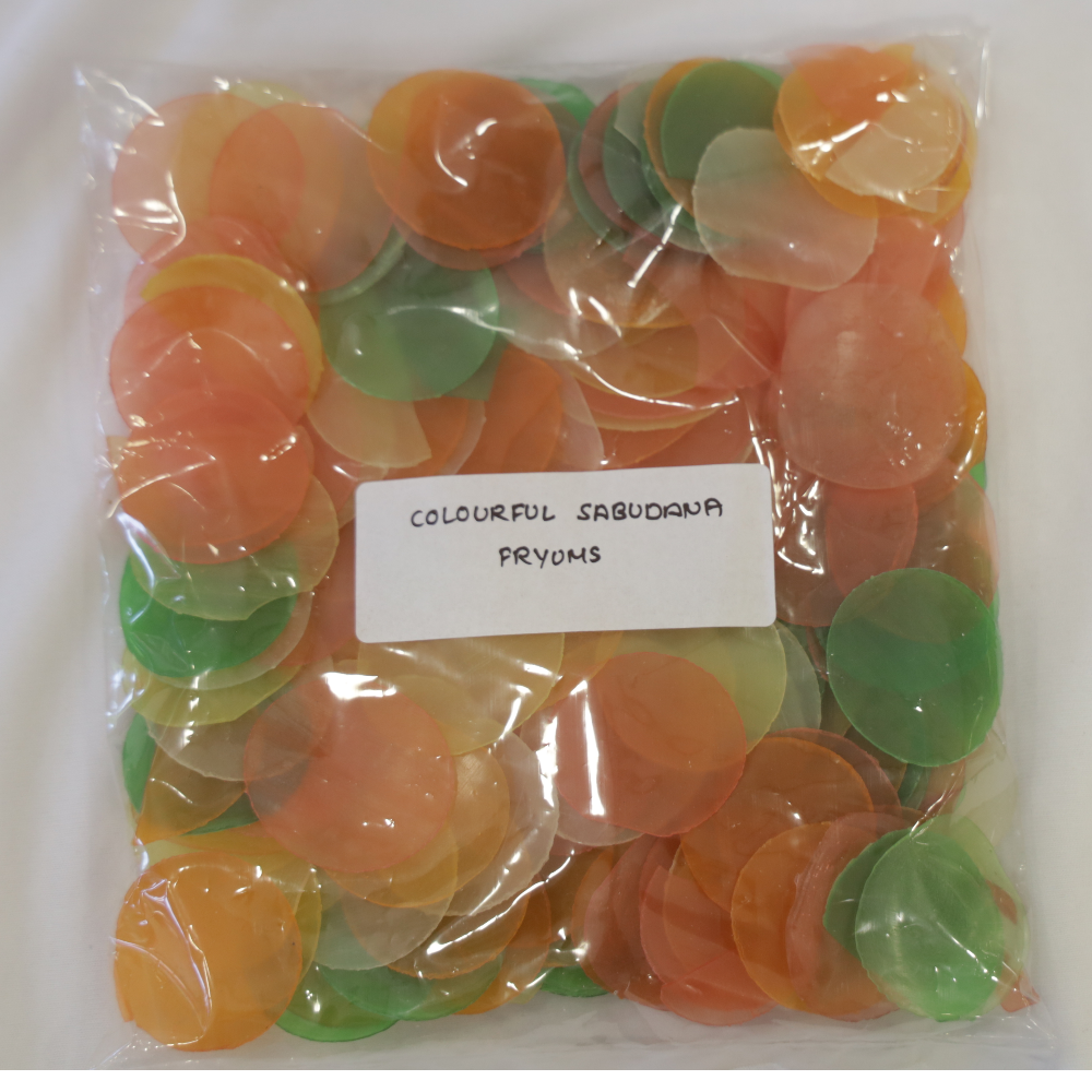 Colorful Sabudana Fryums