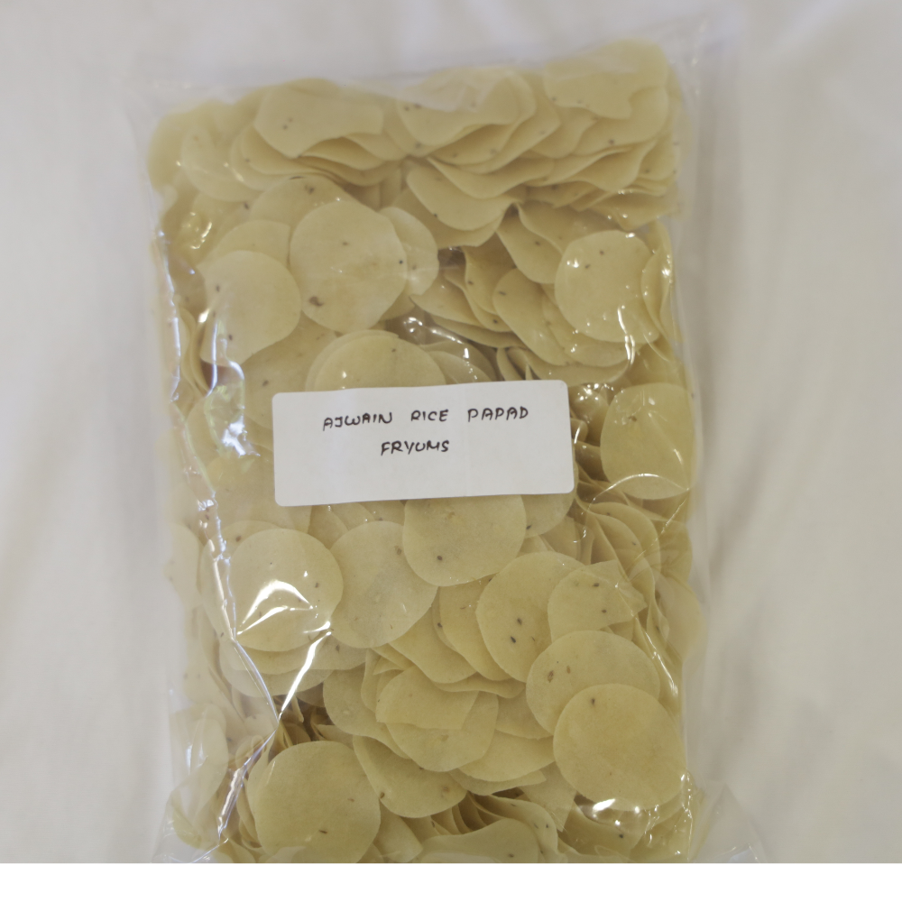 Ajwain Rice Papad Fryums