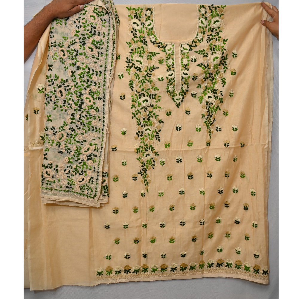 Handwork Phulkari Suit