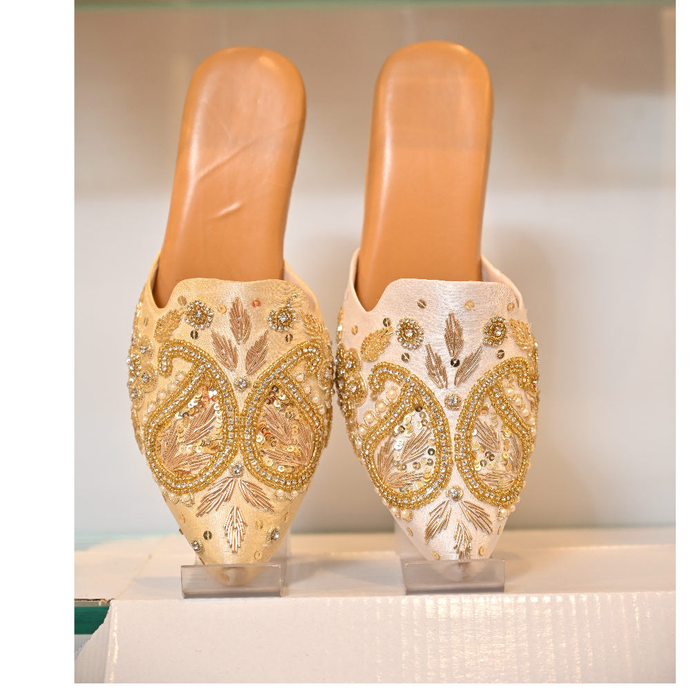 Ladies phulkari jutti