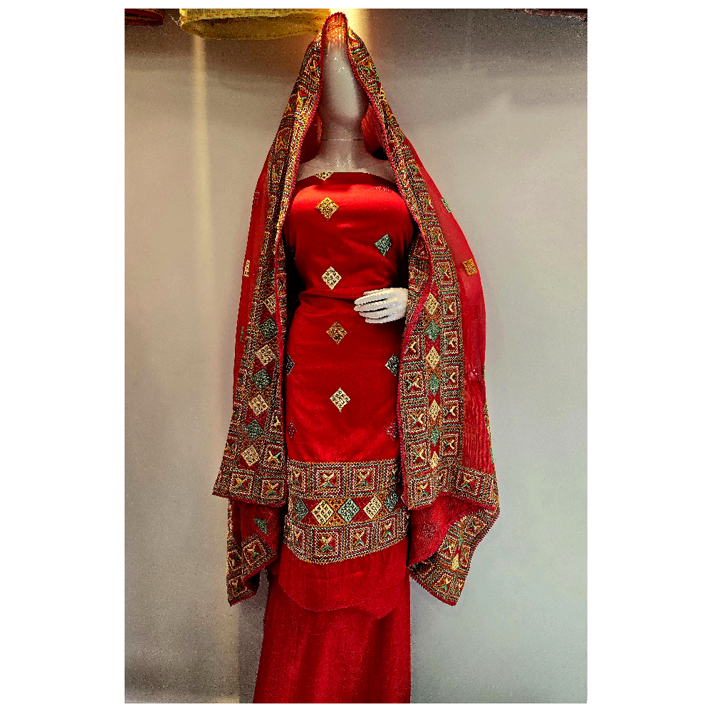 Traditional Phulkari Suit